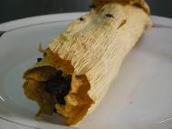 Black bean tamale