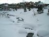 Breckenridge Blue River covered in snow
