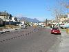 Fountain, Colorado, suburban street with view of Pikes Peak