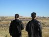 Jerry and Paul looking east from Fountain, Colorado