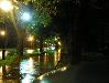 Sarajevo pedestrian street at night